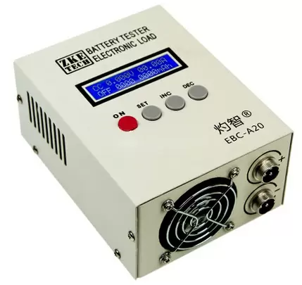 EBC-A20 Li-Po tester kapacity baterií 5A nabíjení 20A vybíjení 85W multifunkční tester baterií