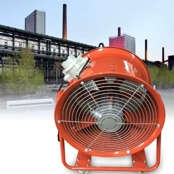 18" přenosný axiální ventilátor 3450 ot./min, 1100 W, kovový průmyslový odsavač odolný proti výbuchu