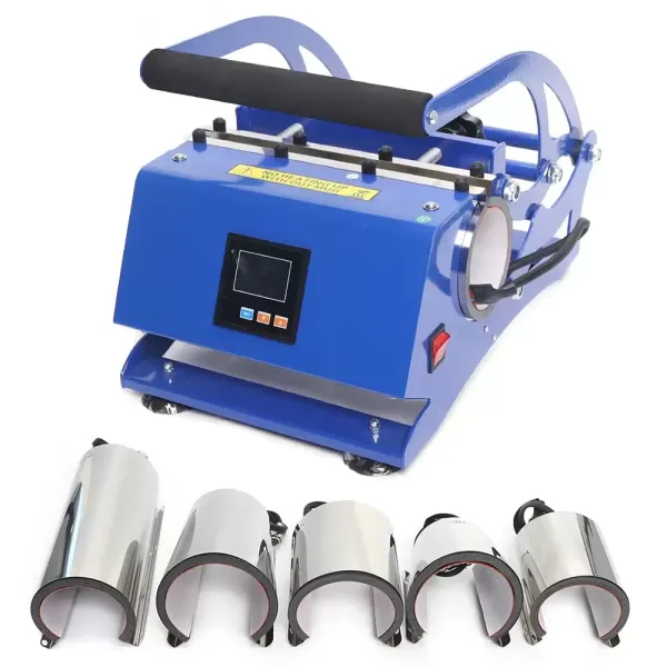 Přenášecí lis 6 v 1 - Tepelný lis - Automatická duální stanice - Velikost: 11 oz - 20 oz - 30 oz) Přenášecí lis 6 v 1 - Tepelný lis - Automatická duální stanice - Velikost: 11 oz - 20 oz - 30 oz)