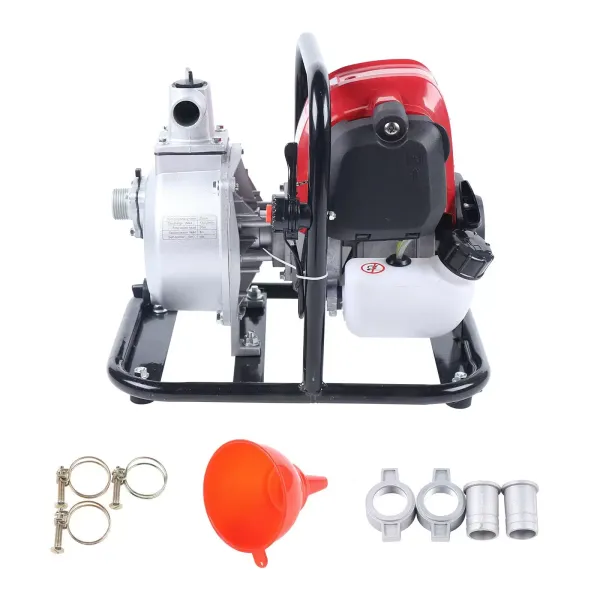 4-taktní 1200W motor benzínové vodní pumpy Přenosné plynové vodní čerpadlo 1" 38CC 4-taktní plynové vodní přenosové čerpadlo zavlažovací čerpadlo