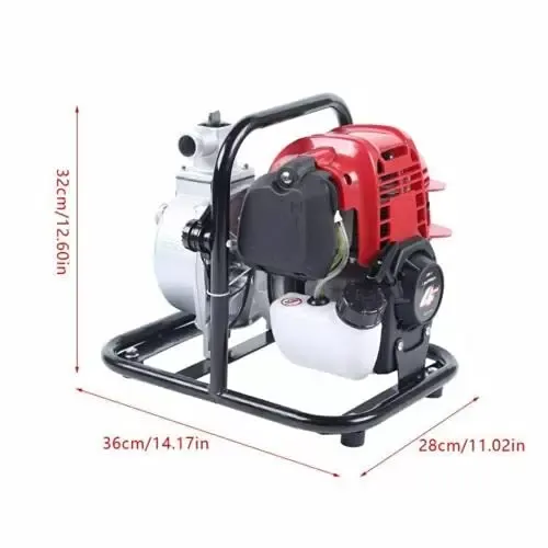 4-taktní 1200W motor benzínové vodní pumpy Přenosné plynové vodní čerpadlo 1" 38CC 4-taktní plynové vodní přenosové čerpadlo zavlažovací čerpadlo