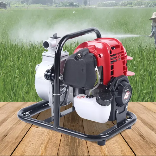 4-taktní 1200W motor benzínové vodní pumpy Přenosné plynové vodní čerpadlo 1" 38CC 4-taktní plynové vodní přenosové čerpadlo zavlažovací čerpadlo