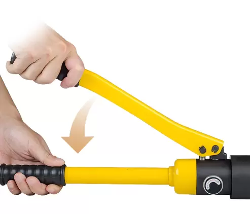 Hydraulický separátor matic, ruční separátor šroubů, s malou řeznou hlavou, řada matic M8-M14, M16-24