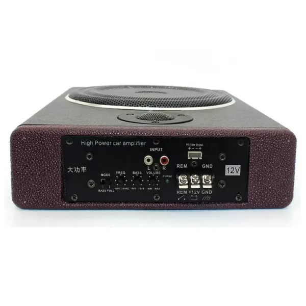Ultra tenký 8" 600 W 68mm subwoofer do auta Audio do auta Syntetická kůže Dřevěné tělo Dobrý zvukový efekt