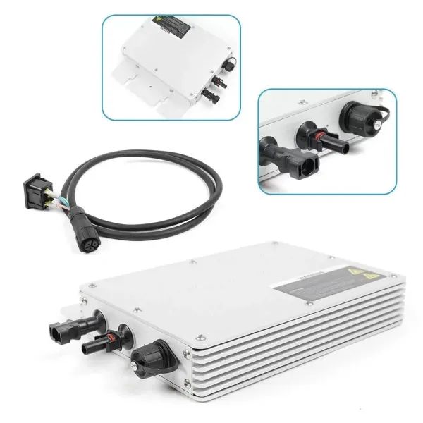 Invertor bezdrátového ovladače 600 W, vodotěsný fotovoltaický invertor IP65, solární mikroinvertor připojený k solární síti