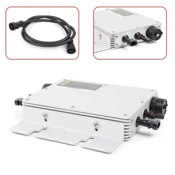 Mikro solární invertor - MPPT mikro fotovoltaický invertor, odolný solární měnič Power Inverter 1200W (IP65)