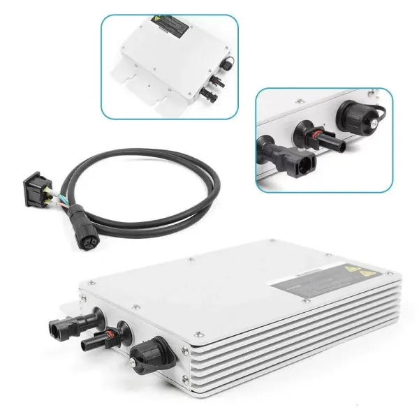 Mikro solární invertor - MPPT mikro fotovoltaický invertor, odolný solární měnič Power Inverter 1200W (IP65)
