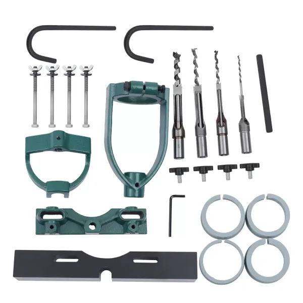Tenon Tools Dlabačka Dlabačka pro vrtačku a dřevoobráběcí Dlabačku, Sada lokátoru stolní vrtačky pro Dlabačku Sekáč se čtvercovými otvory, Vrtačka Dlabačka