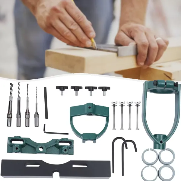 Tenon Tools Dlabačka Dlabačka pro vrtačku a dřevoobráběcí Dlabačku, Sada lokátoru stolní vrtačky pro Dlabačku Sekáč se čtvercovými otvory, Vrtačka Dlabačka