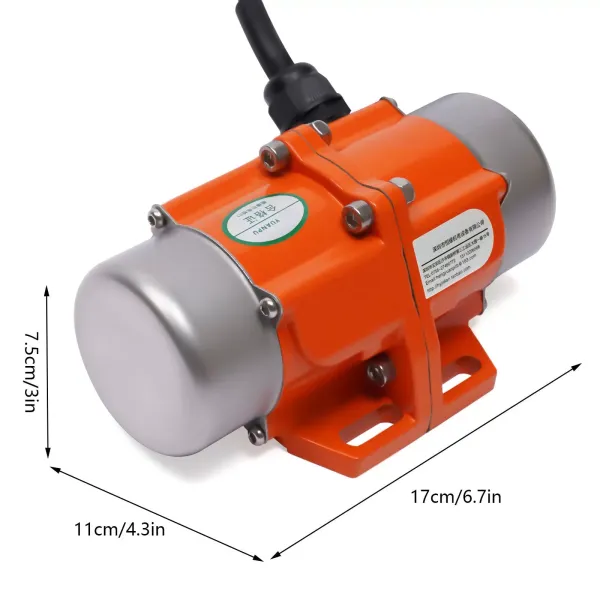 AC asynchronní vibrační motor 220V 60W vibrační motor 3000ot/min