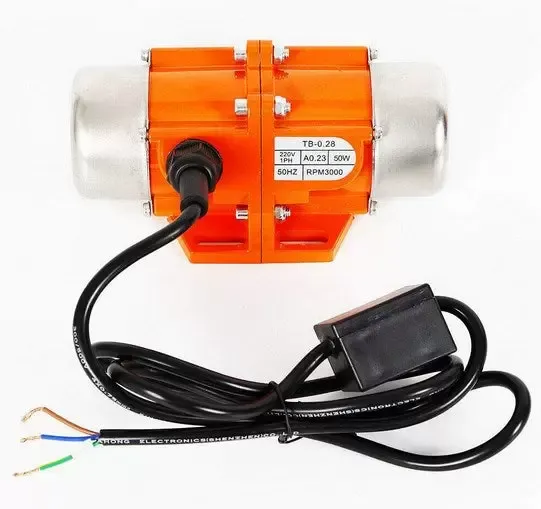 1-fázový vibrační elektromotor - Asynchronní vibrátor - 40 W - 3000 ot./min - Pro mechanická zařízení