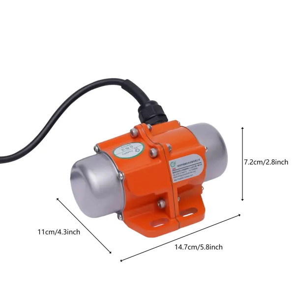 1-fázový vibrační elektromotor - Asynchronní vibrátor - 40 W - 3000 ot./min - Pro mechanická zařízení
