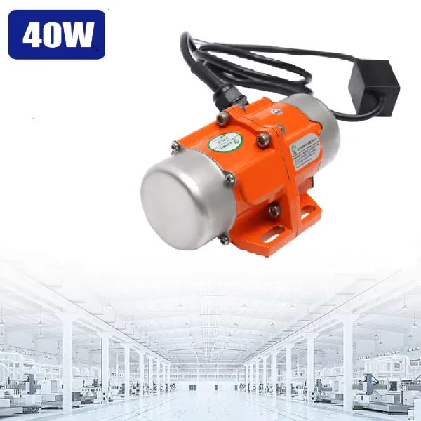 1-fázový vibrační elektromotor - Asynchronní vibrátor - 40 W - 3000 ot./min - Pro mechanická zařízení