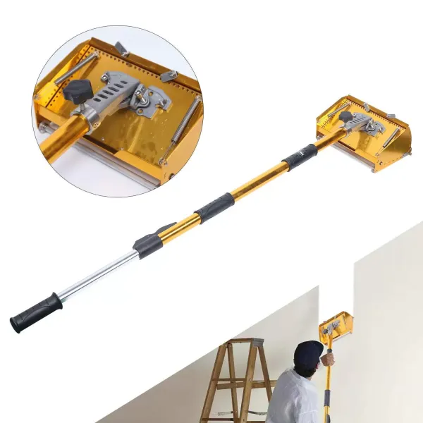 8,9" sada plochých nátěrů pro sádrokartonové desky Rukojeť krabice pro ploché dokončovací práce na sádrokarton 98 až 160 cm Nastavitelná pro zvýšení efektivity při natírání stěn Odolnost proti opotřebení