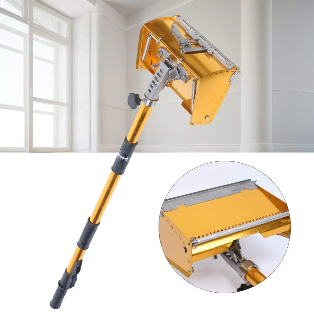 8,9" sada plochých nátěrů pro sádrokartonové desky Rukojeť krabice pro ploché dokončovací práce na sádrokarton 98 až 160 cm Nastavitelná pro zvýšení efektivity při natírání stěn Odolnost proti opotřebení