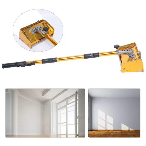 8,9" sada plochých nátěrů pro sádrokartonové desky Rukojeť krabice pro ploché dokončovací práce na sádrokarton 98 až 160 cm Nastavitelná pro zvýšení efektivity při natírání stěn Odolnost proti opotřebení