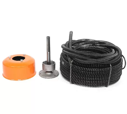 Čistička odtoku - Čisticí spirála - 20 mm - 150 mm - Pro čištění potrubí - 750 W