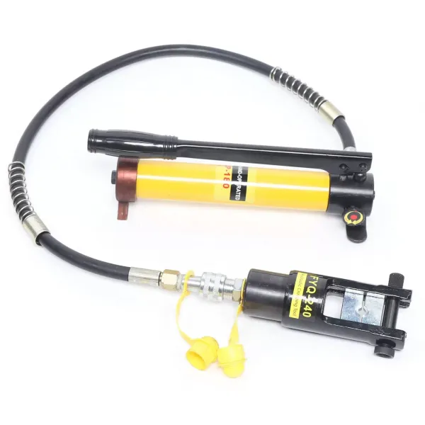 Hydraulické lisovací kleště 12T - Lisovací čelisti - Lisovací kleště - Lisovací kleště 180° - Rotace 16-240 mm²