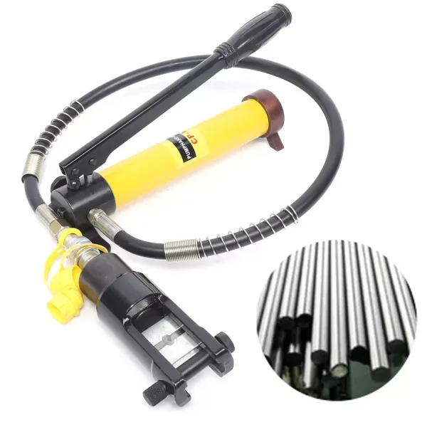 Hydraulické lisovací kleště 12T - Lisovací čelisti - Lisovací kleště - Lisovací kleště 180° - Rotace 16-240 mm²