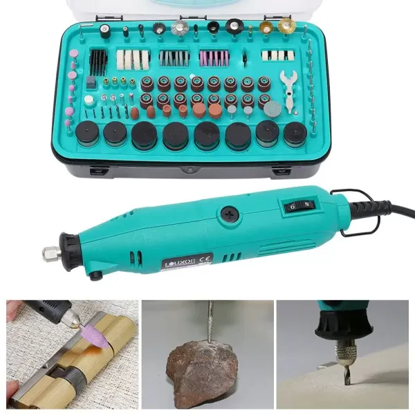 Multitool 220V DIY bruska Rotační multifunkční sada příslušenství s 388 příslušenstvím pro broušení a leštění