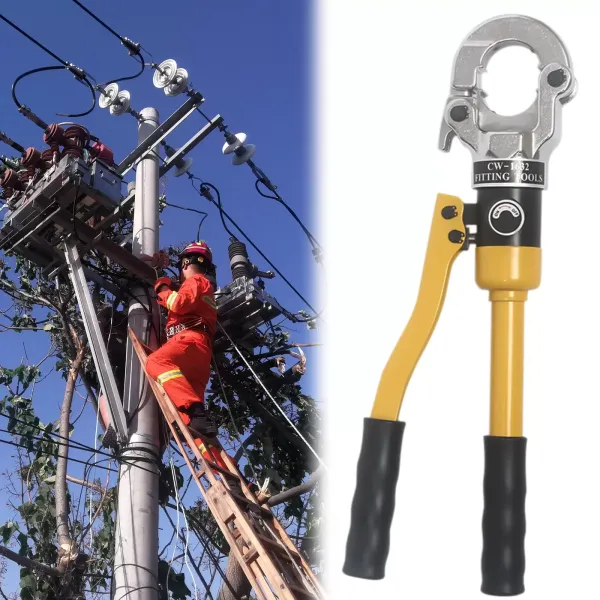 Hydraulické lisovací kleště TH 16-32mm Profil 8 tun pro vícevrstvé lisovací kleště na kompozitní trubky