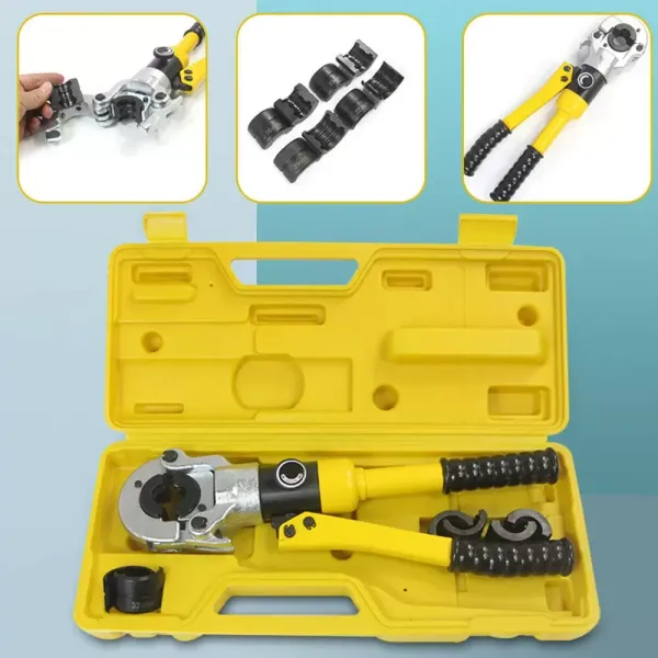 Hydraulické lisovací kleště TH 16-32mm Profil 8 tun pro vícevrstvé lisovací kleště na kompozitní trubky Hydraulické lisovací kleště TH 16-32mm Profil 8 tun pro vícevrstvé lisovací kleště na kompozitní trubky