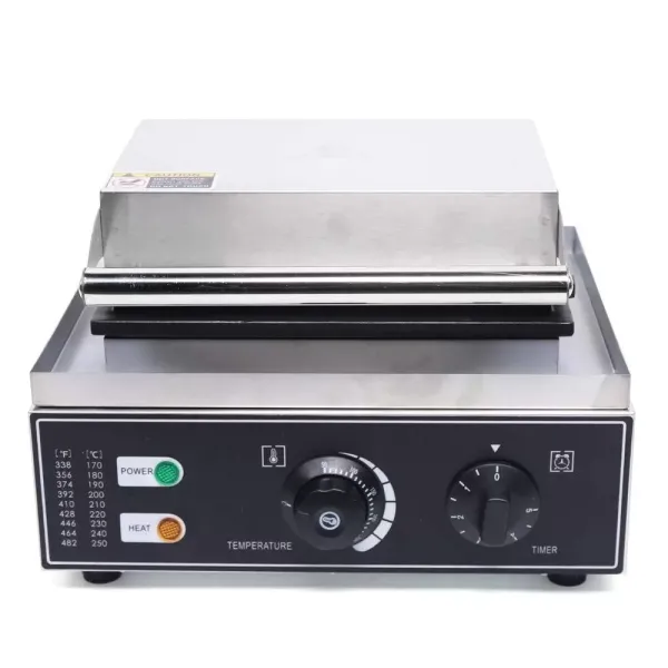 Sada 5 1500 W hot dog vaflí s teflonovým nepřilnavým povrchem 14 x 4 cm