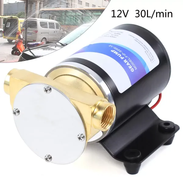 12 V membránové vodní čerpadlo Samonasávací tlakové čerpadlo 30 l/min Pro mytí palub a kotev pro obytné vozy Kuchyň Koupelna Marine