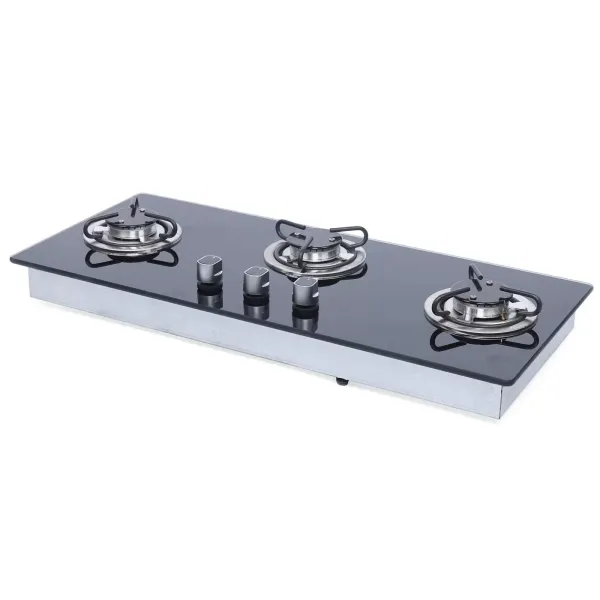 Integrovaná plynová varná deska 3 zóny - Plynový sporák - Tekutý sporák - Kuchyňské náčiní - 715 x 310 x 70 mm