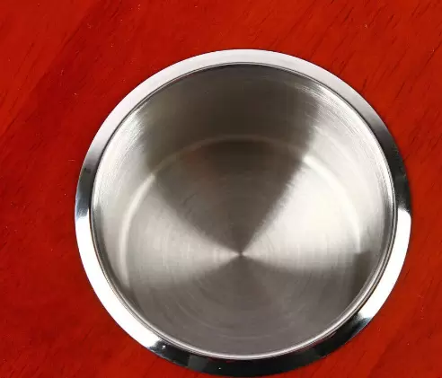 Kempingový / cestovní stolek 600 x 380 mm s hliníkovou + ABS kolovou deskou a 4 držáky nápojů
