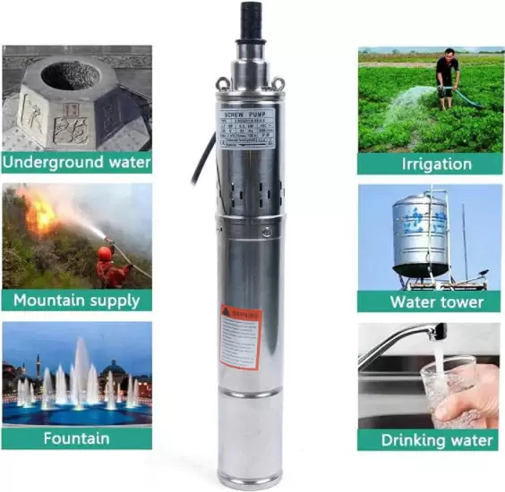 Ponorné čerpadlo pro zahradní fontánu 500 W - Nerezové ponorné čerpadlo