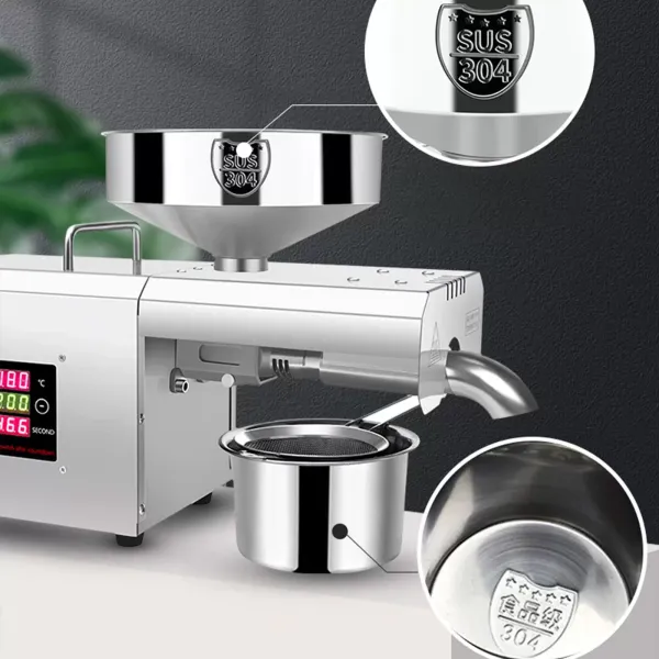 750W automatický olejovač - Na kokos, řepku, sezam, arašídy, kokos - 50-250 °C 750W automatický olejovač - Na kokos, řepku, sezam, arašídy, kokos - 50-250 °C