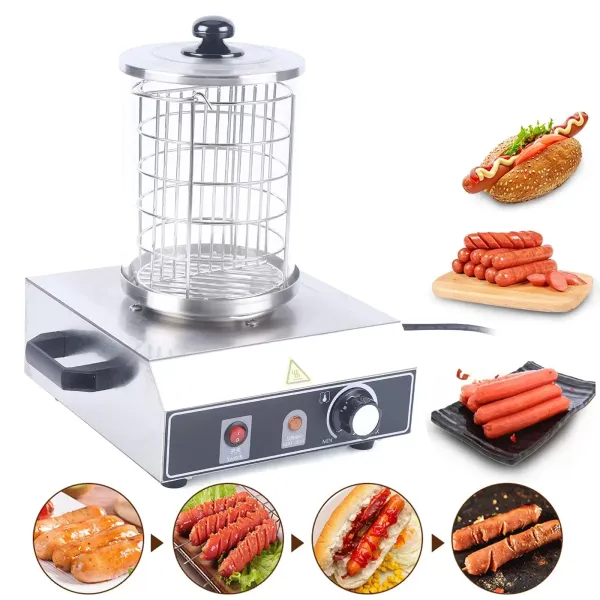 Hot Dog Maker Hot Dog Warmer Profesionální Hot Dog Machine Hot Dog Zařízení Nerezová klec 350 Watt Parní nádoba na párky v rohlíku pro párky v rohlíku Hot Dog Maker Hot Dog Warmer Profesionální Hot Dog Machine Hot Dog Zařízení Nerezová klec 350 Watt Parní nádoba na párky v rohlíku pro párky v rohlíku