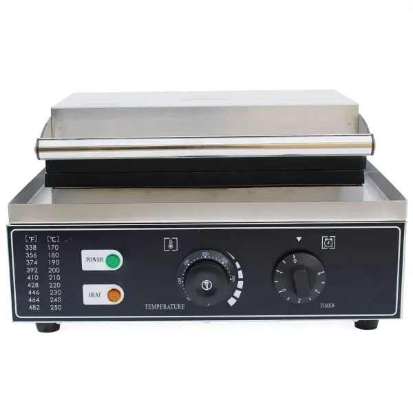Elektrický vaflovač Nerezový vaflovač Komerční vaflovač s 10 mřížkami 1500W 50~300℃ Elektrický vaflovač Nerezový vaflovač Komerční vaflovač s 10 mřížkami 1500W 50~300℃