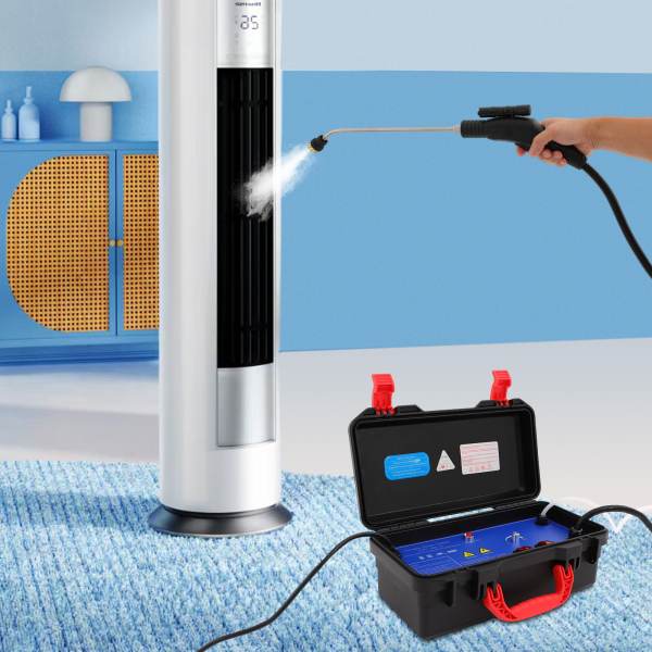 Vysokoteplotní parní čistič 220V 3000W 1m přívodní hadice 2,5m 3-5 bar pro klimatizaci, digestoř, auto