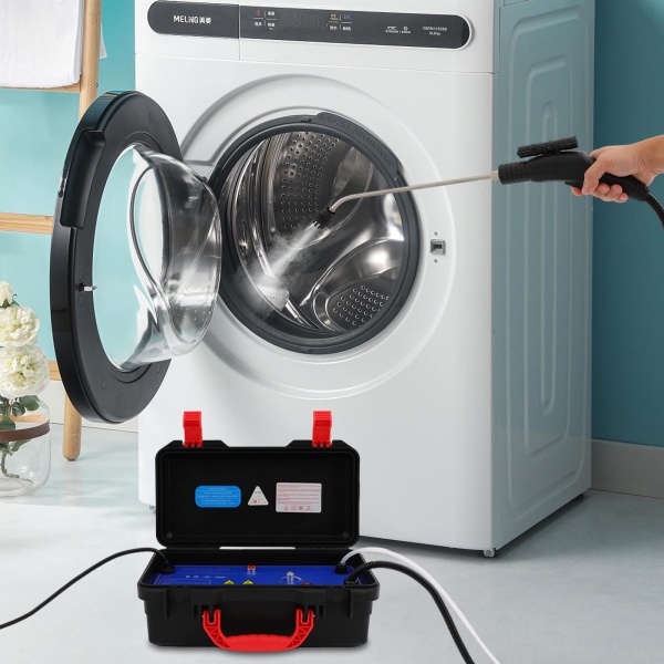 Vysokoteplotní parní čistič 220V 3000W 1m přívodní hadice 2,5m 3-5 bar pro klimatizaci, digestoř, auto