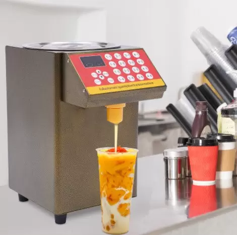 Automatický dávkovač fruktózy Dávkovač sirupu 400W Stroj na množstevní bublinkový čaj Fruktóza 8L + odměrka