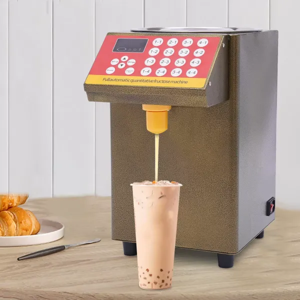 Automatický dávkovač fruktózy Dávkovač sirupu 400W Stroj na množstevní bublinkový čaj Fruktóza 8L + odměrka Automatický dávkovač fruktózy Dávkovač sirupu 400W Stroj na množstevní bublinkový čaj Fruktóza 8L + odměrka