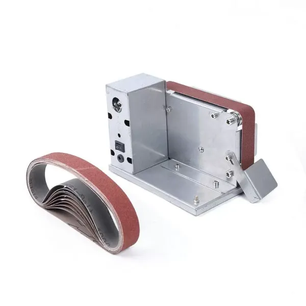 Mini Belt Machine Ruční leštička Bruska Pevný úhlová bruska Čepel Stolní motor 795 Motor Mini přenosná elektrická pásová bruska pro kutily 795