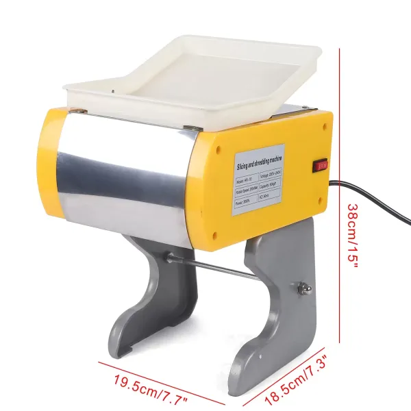 300 W univerzální kráječ - 50 kg/h elektrický kráječ - na zeleninu a plátky masa