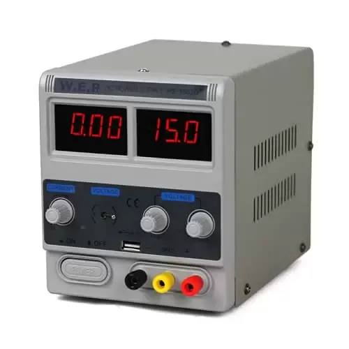 Regulovatelný laboratorní zdroj - DC zdroj - 0-15V