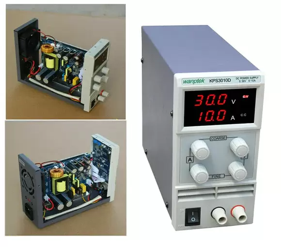 Nastavitelný laboratorní zdroj 0-30V 0-10A s digitálním displejem