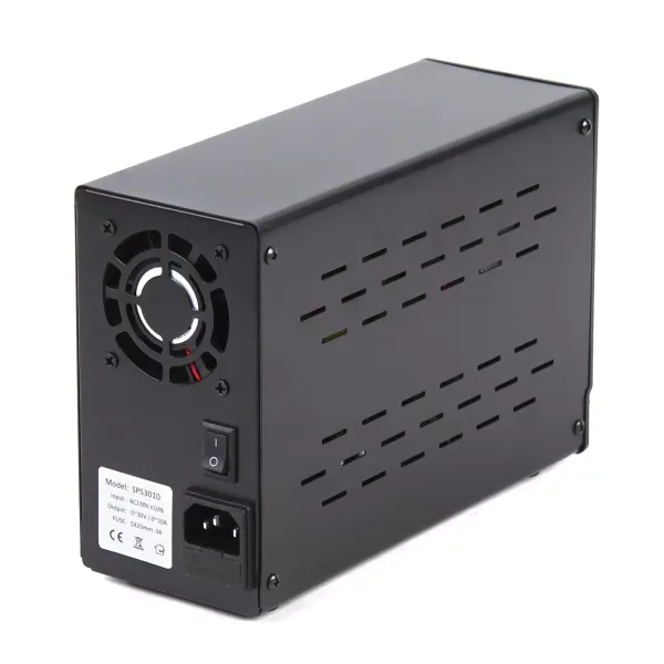 Nastavitelný DC laboratorní zdroj se 4místným LED displejem 0-30V 0-10A Stabilizační laboratorní zdroj