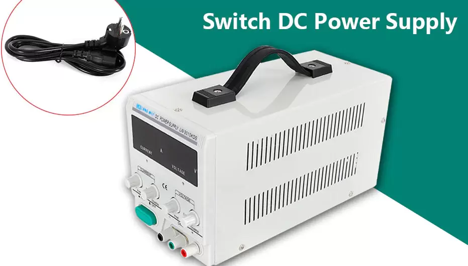 Nastavitelný laboratorní napájecí zdroj, 0-30V / 0-10A DC napájecí transformátor, stabilizovaný digitální displej, 220V ampérmetr