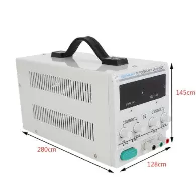 Nastavitelný laboratorní napájecí zdroj, 0-30V / 0-10A DC napájecí transformátor, stabilizovaný digitální displej, 220V ampérmetr