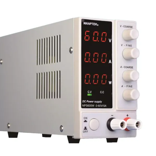 NPS605W DC napájecí zdroj Nastavitelný digitální 220V 0-60V 0-5A Laboratorní napájecí zdroj s regulací výkonu s LED displejem Spínané napájecí zdroje pro měřicí přístroj