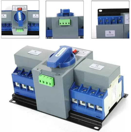 CNCEST-4P 63A automatický přepínač s duálním vypínačem napájení