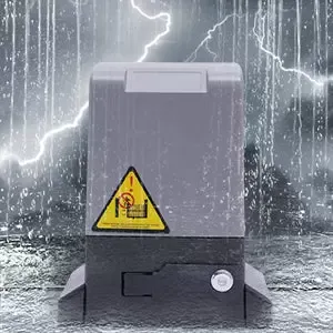 Motor pro posuvnou bránu - 550 W - Elektrický - 1200 kg - Se 2 dálkovými ovladači a 6 regály Motor pro posuvnou bránu - 550 W - Elektrický - 1200 kg - Se 2 dálkovými ovladači a 6 regály
