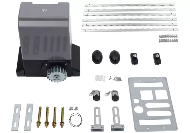 CNCEST 230V 750W 2000KG Motor posuvných dveří elektrická garážová vrata+2 dálková ovládání