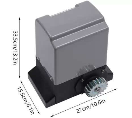 CNCEST 230V 750W 2000KG Motor posuvných dveří elektrická garážová vrata+2 dálková ovládání